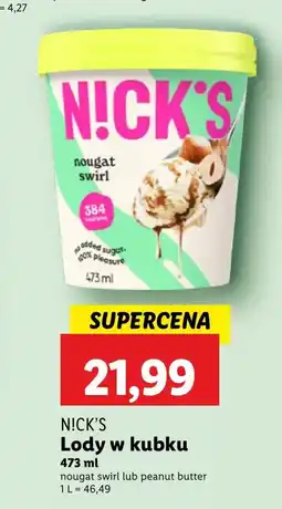 Lidl Lody Nick's oferta