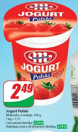 Dino Jogurt truskawka Mlekovita jogurt polski oferta