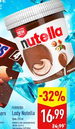 ALDI Lody Nutella oferta