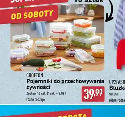 ALDI Pojemniki do przechowywania żywności Crofton oferta