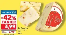 Kaufland Ser pecorino z czerwonym chili oferta