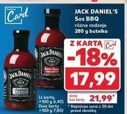 Kaufland Sos hot chilli Jack daniel's barbecue sauce oferta