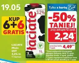 Kaufland Mleko 3.2% Łaciate oferta