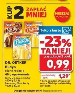 Kaufland Budyń czekoladowy Dr. oetker oferta
