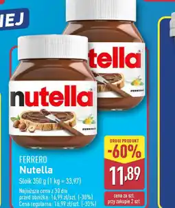 ALDI Nutella Ferrero oferta
