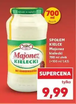Kaufland Majonez kielecki Społem kielce oferta