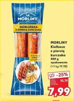 Kaufland Kiełbasa morlińska z piersi kurczaka Morliny oferta