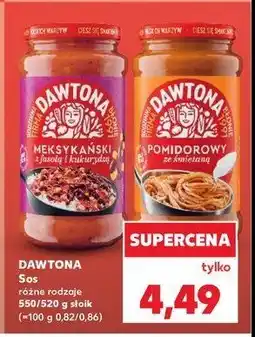 Kaufland Sos pomidorowy ze śmietaną Dawtona oferta