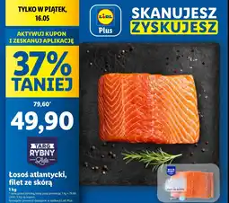 Lidl Łosoś atlantycki filet ze skórą Rybny targ lidla oferta