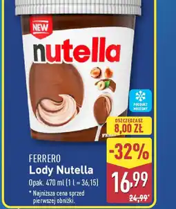 ALDI Lody Nutella oferta