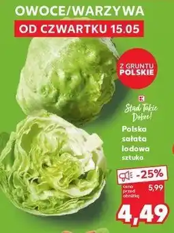 Kaufland Sałata lodowa K-classic stąd takie dobre! oferta