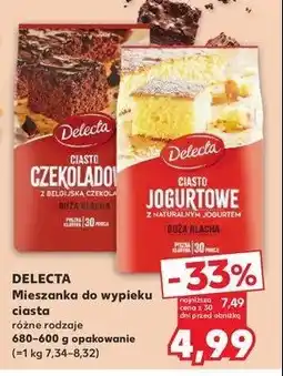 Kaufland Ciasto duża blacha jogurtowe Delecta oferta