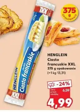 Kaufland Ciasto francuskie Henglein oferta