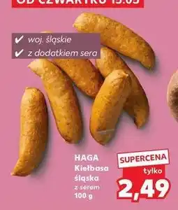 Kaufland Kiełbasa śląska z serem Haga oferta