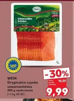 Kaufland Szynka szwarzwaldzka Wein oferta