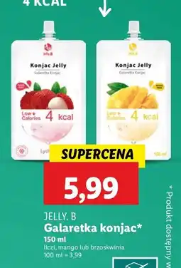 Lidl Galaretka liczi Konjac jelly oferta
