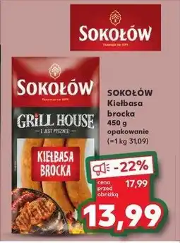 Kaufland Kiełbasa brocka Sokołów grill house oferta