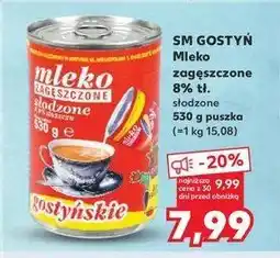 Kaufland Mleko zagęszczone słodzone Gostyń oferta