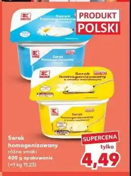 Kaufland Serek wanilia K-classic oferta