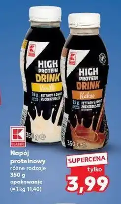 Kaufland Napój proteinowy kakao K-classic oferta