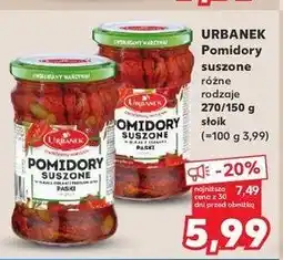 Kaufland Pomidory suszone w oleju z ziołami - paski Urbanek oferta