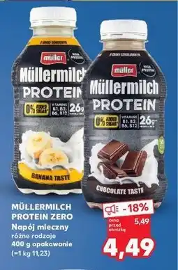 Kaufland Napój mleczny bananowy Mullermilch protein oferta