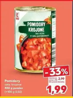 Kaufland Pomidory całe K-classic oferta