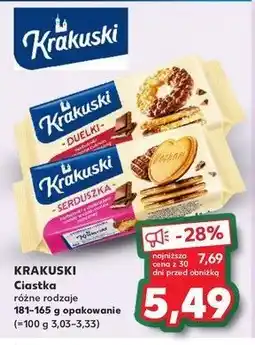 Kaufland Ciastka Krakuski serduszka Krakuski bahlsen oferta
