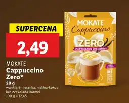 Lidl Cappuccino zero waniliowo- śmietankowe Mokate cappuccino oferta