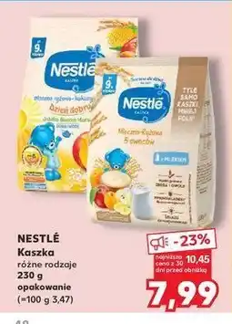 Kaufland Kaszka mleczno-kukurydziana banan-truskawka Kaszka nestle oferta