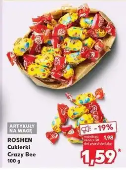 Kaufland Galaretki crazy bee frutty Roshen oferta