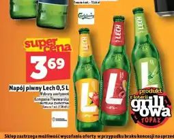Topaz Napój piwny Lech oferta