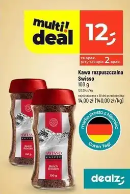 Dealz Kawa Swisso Kaffee oferta