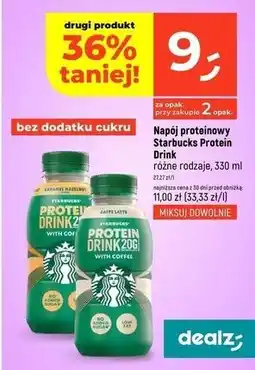 Dealz Napój caramel hazelnut Starbucks oferta