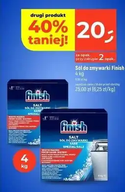 Dealz Sól do zmywarek Finish Special Salt oferta