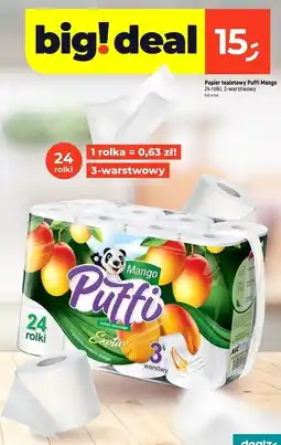 Dealz Papier toaletowy mango Puffi Exotico oferta
