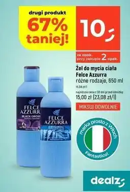 Dealz Żel do kąpieli black orchid Felce Azzurra oferta
