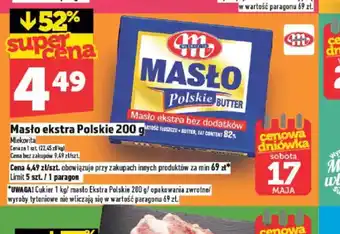 Topaz Masło ekstra Polskie Mlekovita oferta