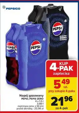 Carrefour Napój Pepsi Zero oferta