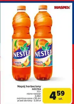 Carrefour Napój peach Nestea oferta