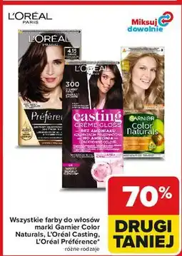 Carrefour Farba do włosów 8 jasny blond Garnier Color Naturals oferta