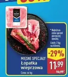 ALDI Łopatka wieprzowa Mięsne Specjały Zawsze Świeże (Aldi) oferta