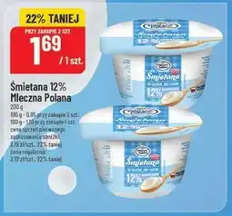 Polomarket Śmietana Mleczna Polana oferta