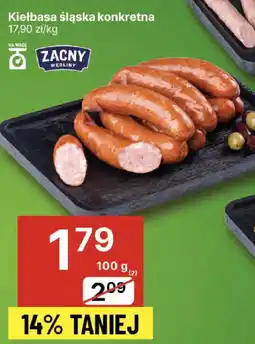 Delikatesy Centrum Kiełbasa śląska konkretna 100g Zacny oferta