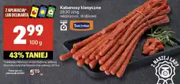 Delikatesy Centrum Kabanosy klasyczne 100g Tarczyński oferta