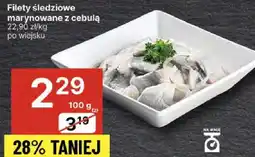 Delikatesy Centrum Filety śledziowe marynowane z cebulą Delikatesy Centrum oferta