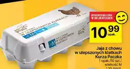 Delikatesy Centrum Jajka z chowu w ulepszonych klatkach Kurza Paczka 10 szt. rozmiar M oferta