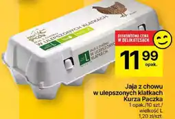 Delikatesy Centrum Jajka z chowu w ulepszonych klatkach Kurza Paczka 10 szt. rozmiar L oferta
