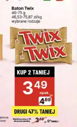 Delikatesy Centrum Baton Twix oferta