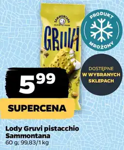 Netto Lody Gruvi pistacchio Sammontana oferta